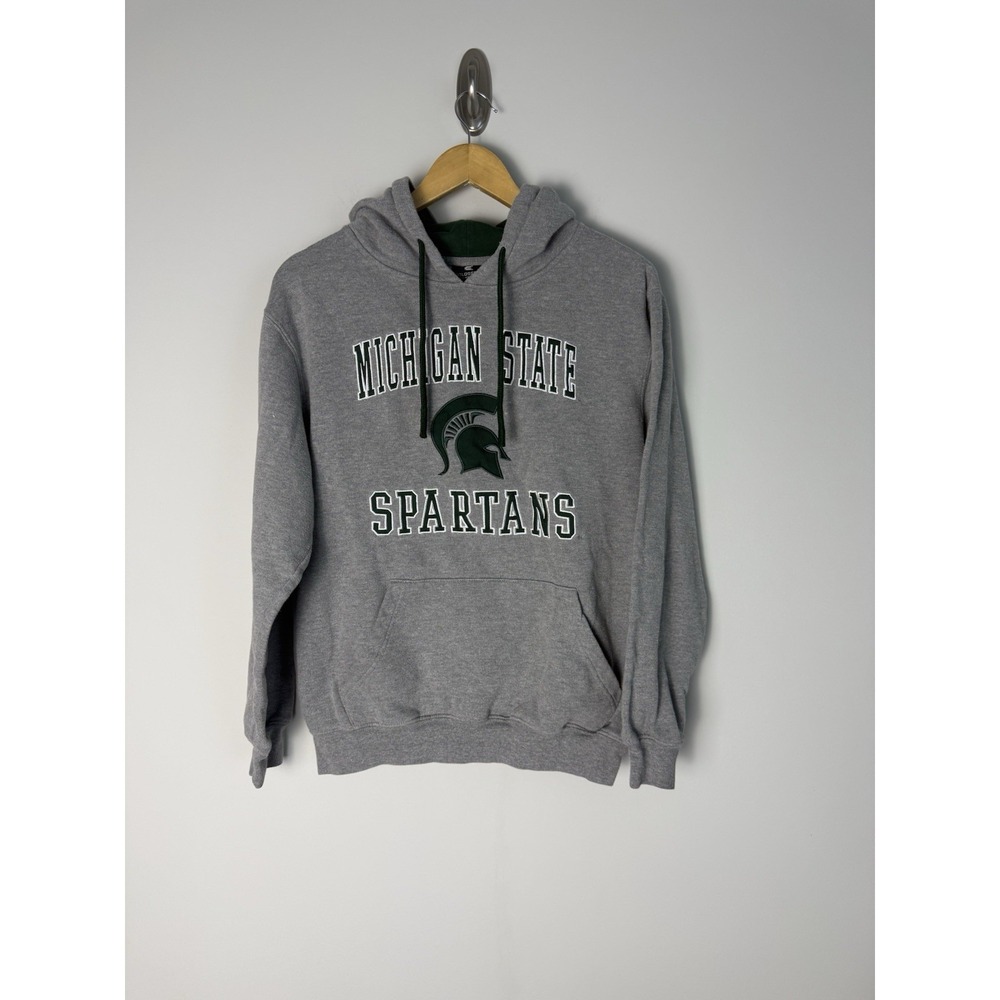 Colosseum‎ Michigan State Spartans Hoodie Mens S Gray NCAA Football